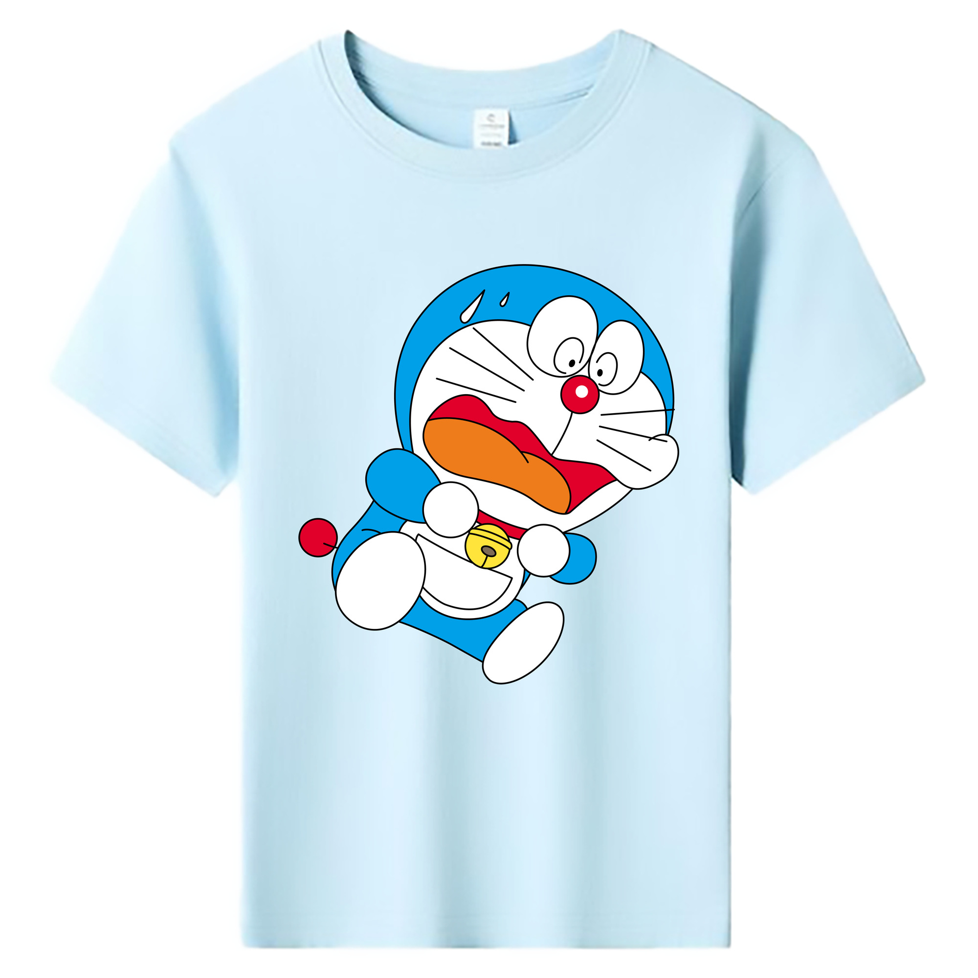 （画像用） ドラえもん Doraemon 綿100％キッズTシャツ（フロントプリント）
